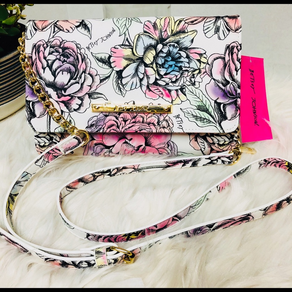 Betsey Johnson Crossbody with Built in Wallet